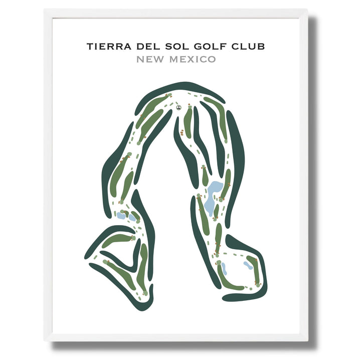 Tierra Del Sol Golf Club, New Mexico - Printed Golf Course