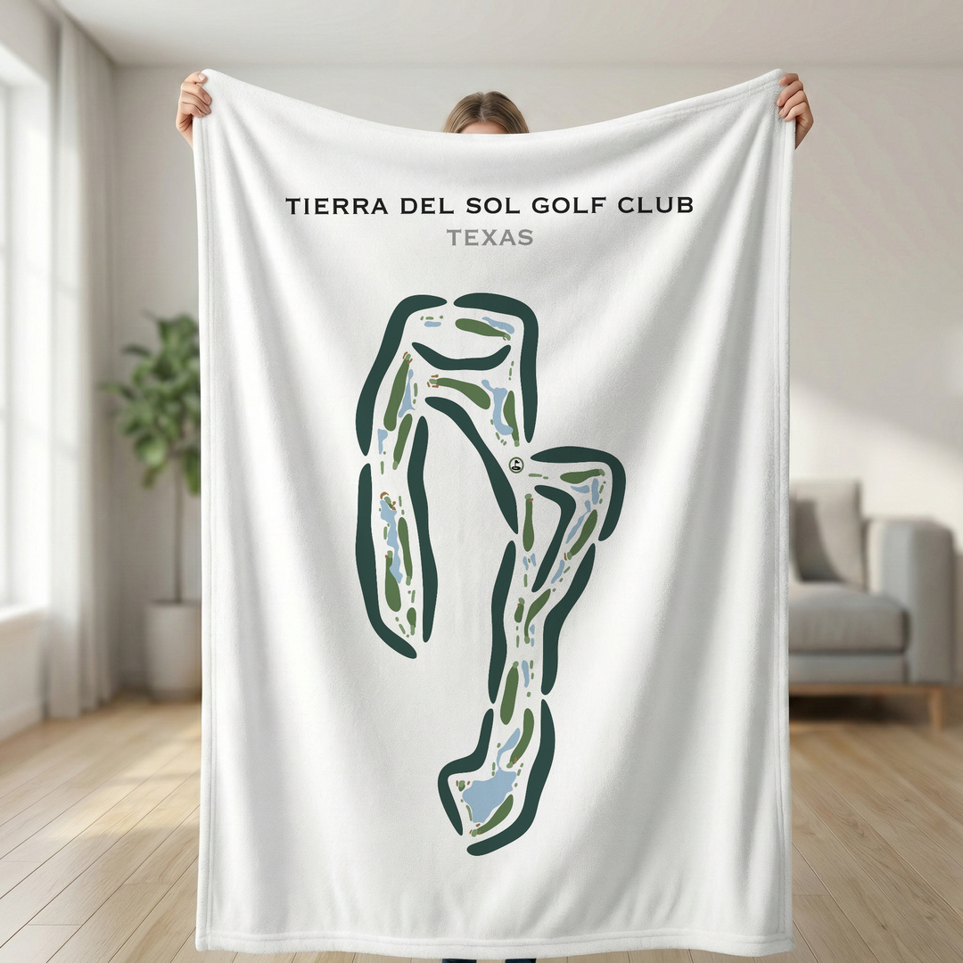 Tierra Del Sol Golf Club, Texas - Printed Golf Courses