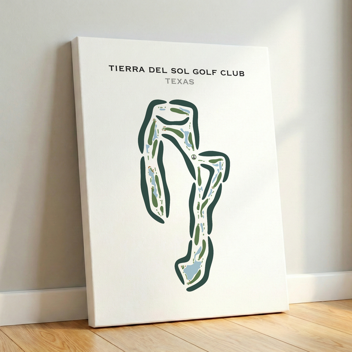Tierra Del Sol Golf Club, Texas - Printed Golf Courses