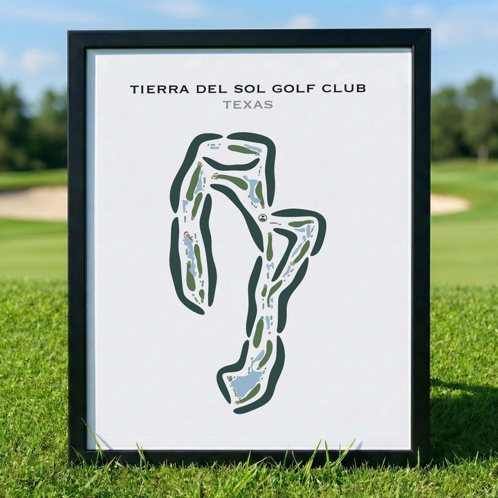 Tierra Del Sol Golf Club, Texas - Printed Golf Courses