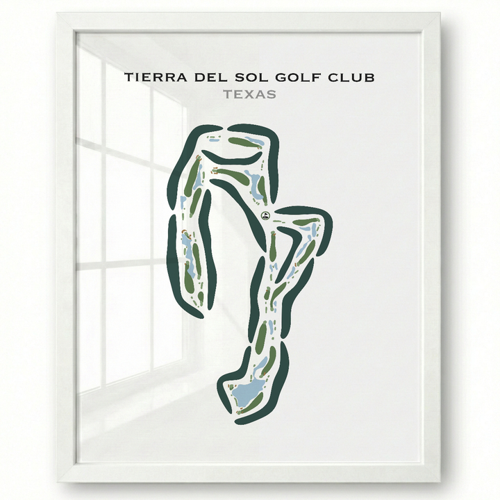 Tierra Del Sol Golf Club, Texas - Printed Golf Courses