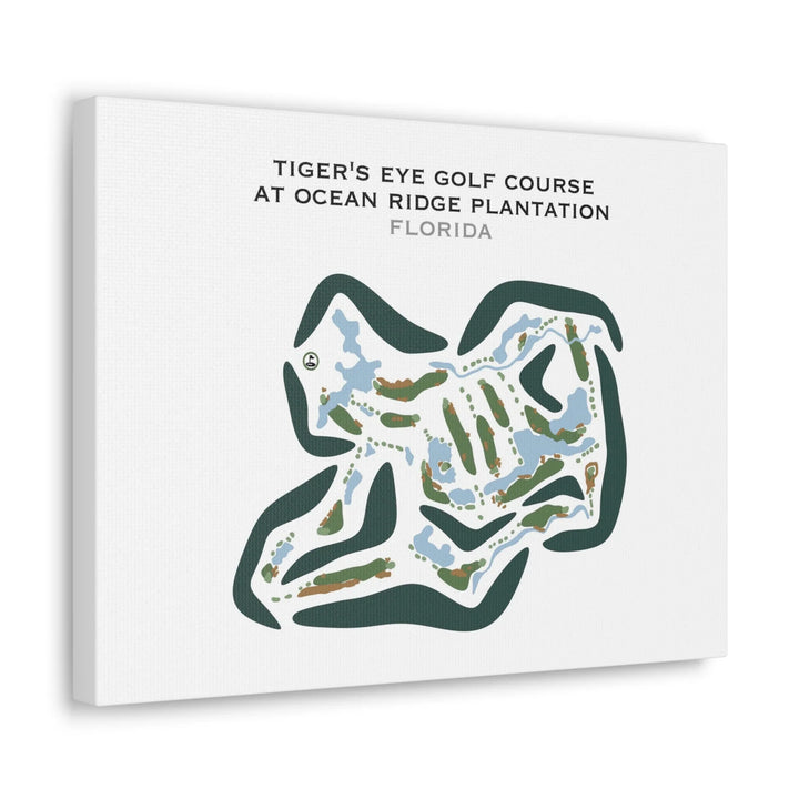 Tiger's Eye Golf Course at Ocean Ridge Plantation, Florida - Printed Golf Courses