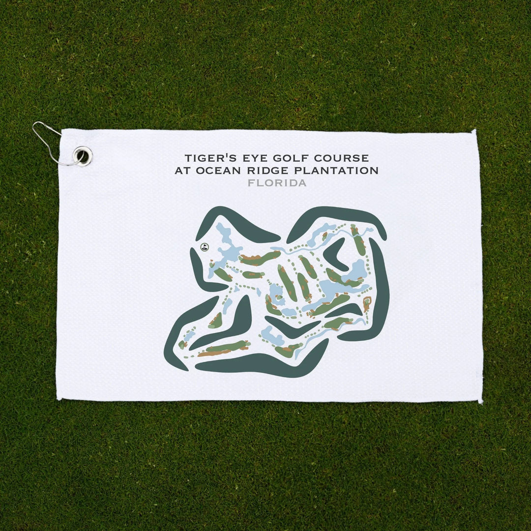 Tiger's Eye Golf Course at Ocean Ridge Plantation, Florida - Printed Golf Courses