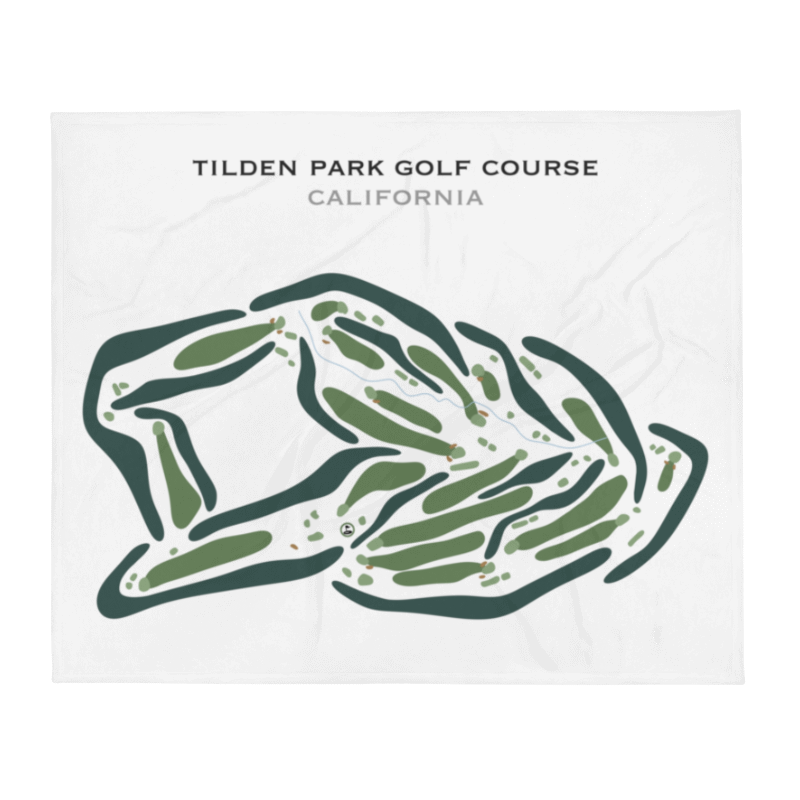 Tilden Park Golf Course, California - Printed Golf Courses