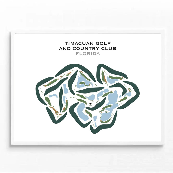 Timacuan Golf & Country Club, Florida - Printed Golf Courses