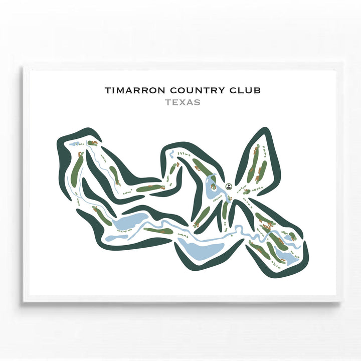 Timarron Country Club, Texas - Printed Golf Courses