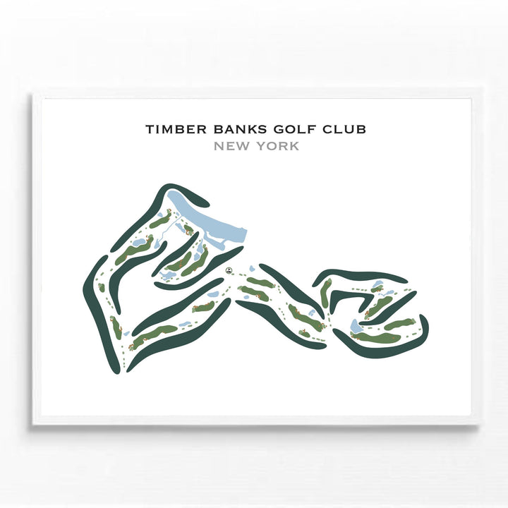 Timber Banks Golf Club, New York - Printed Golf Course