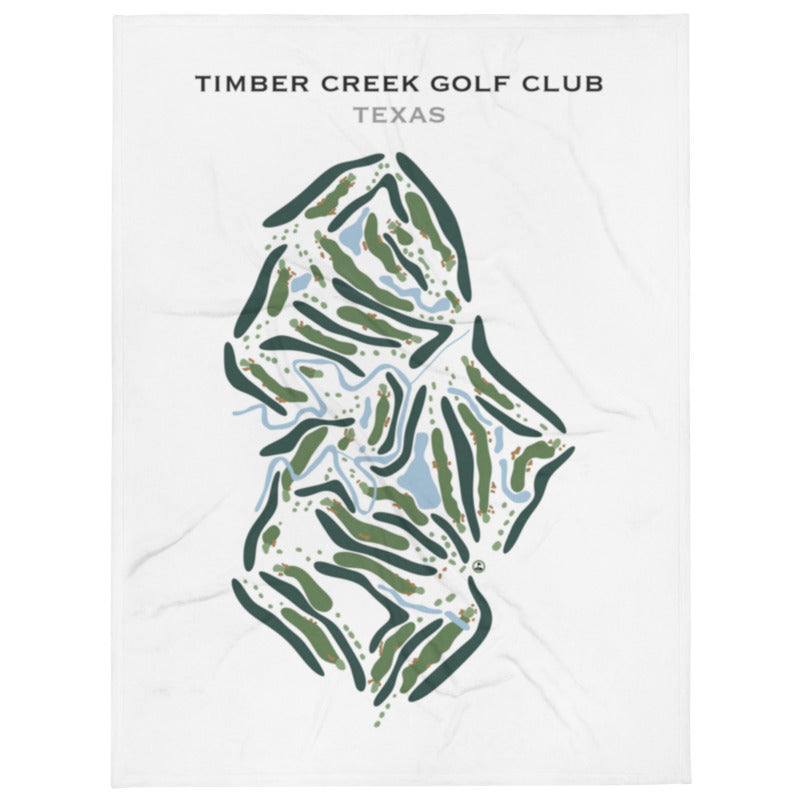 Timber Creek Golf Club, Texas - Printed Golf Course