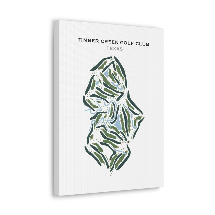 Timber Creek Golf Club, Texas - Printed Golf Course