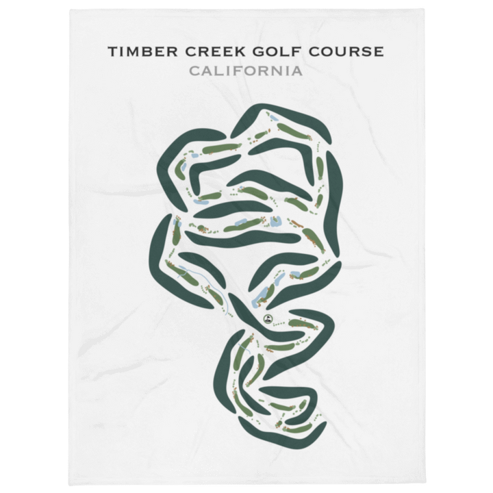 Timber Creek Golf Course, California - Printed Golf Courses