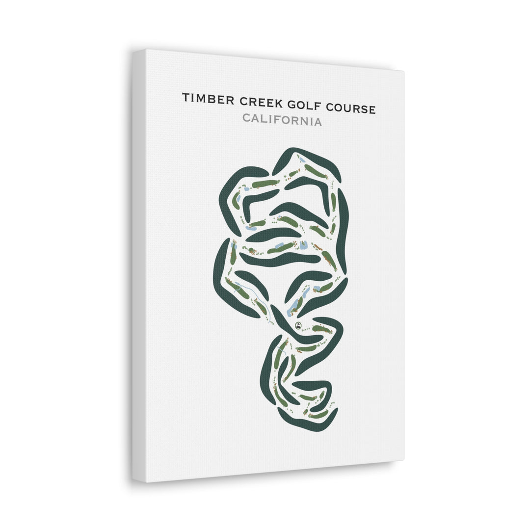 Timber Creek Golf Course, California - Printed Golf Courses