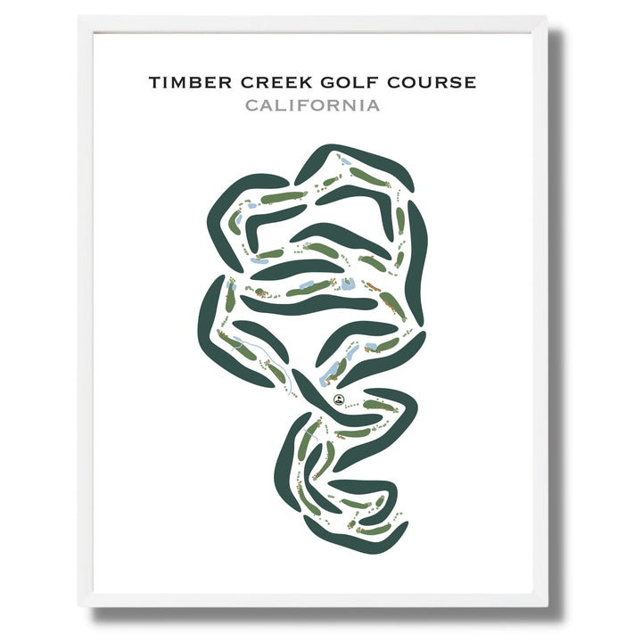 Timber Creek Golf Course, California - Printed Golf Courses