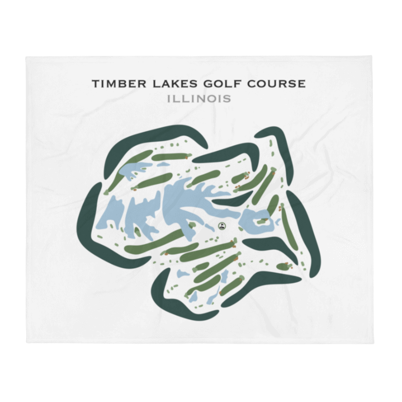 Timber Lakes Golf Course, Illinois - Printed Golf Courses