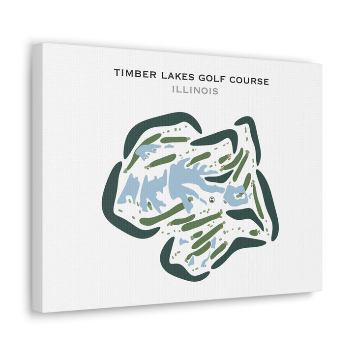 Timber Lakes Golf Course, Illinois - Printed Golf Courses