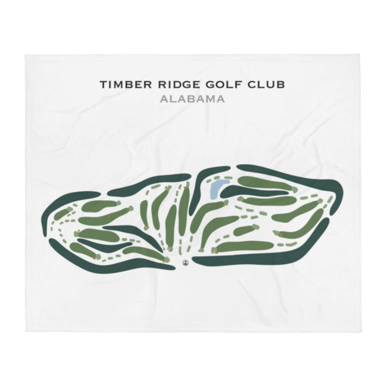 Timber Ridge Golf Club, Alabama - Printed Golf Courses