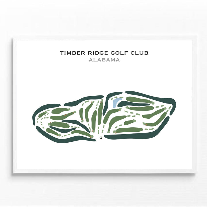 Timber Ridge Golf Club, Alabama - Printed Golf Courses