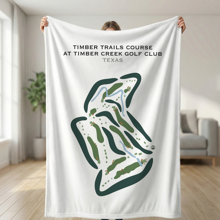 Timber Trails Course at Timber Creek Golf Club, Texas - Printed Golf Courses