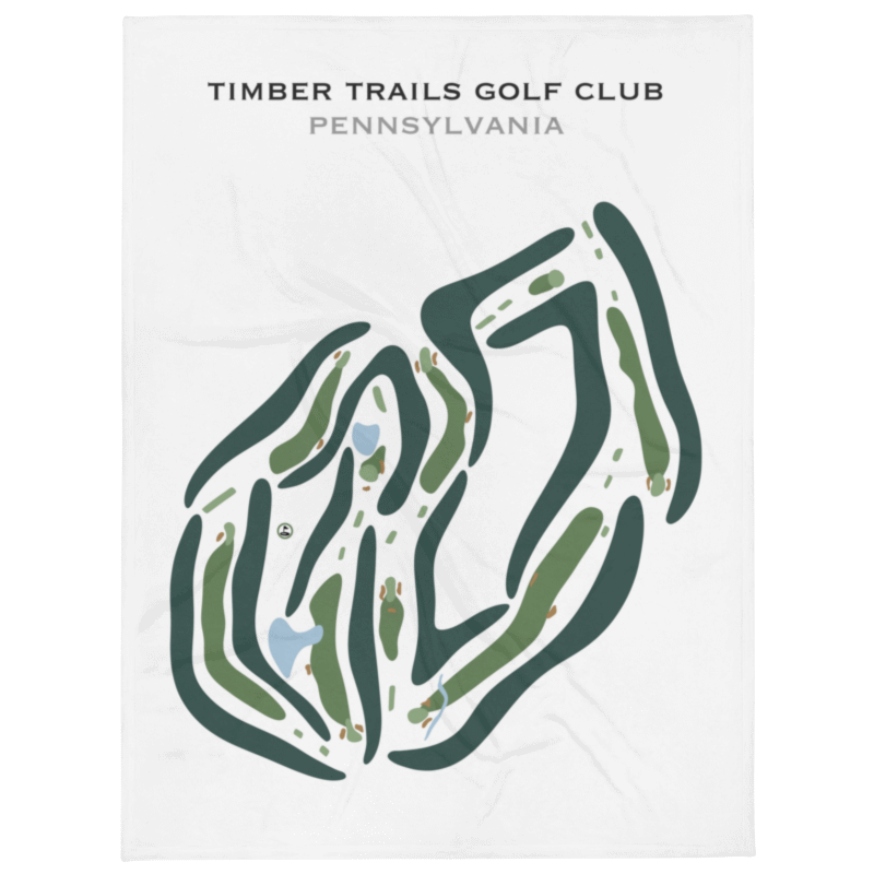 Timber Trails Golf Club, Pennsylvania - Printed Golf Courses