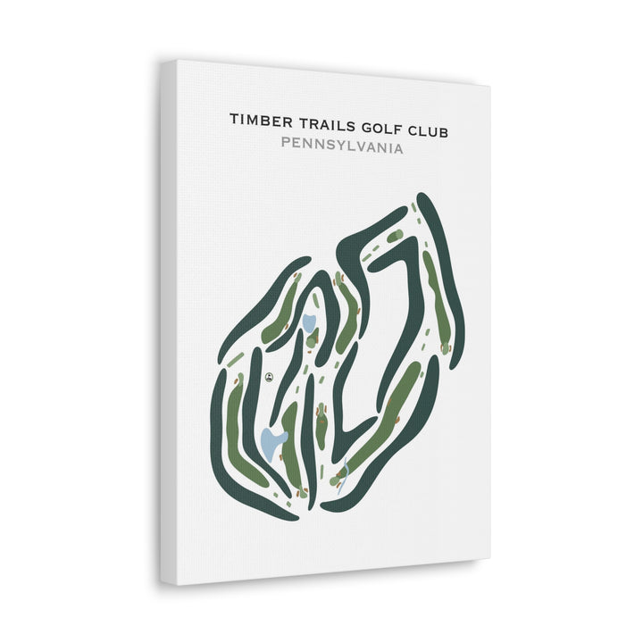 Timber Trails Golf Club, Pennsylvania - Printed Golf Courses