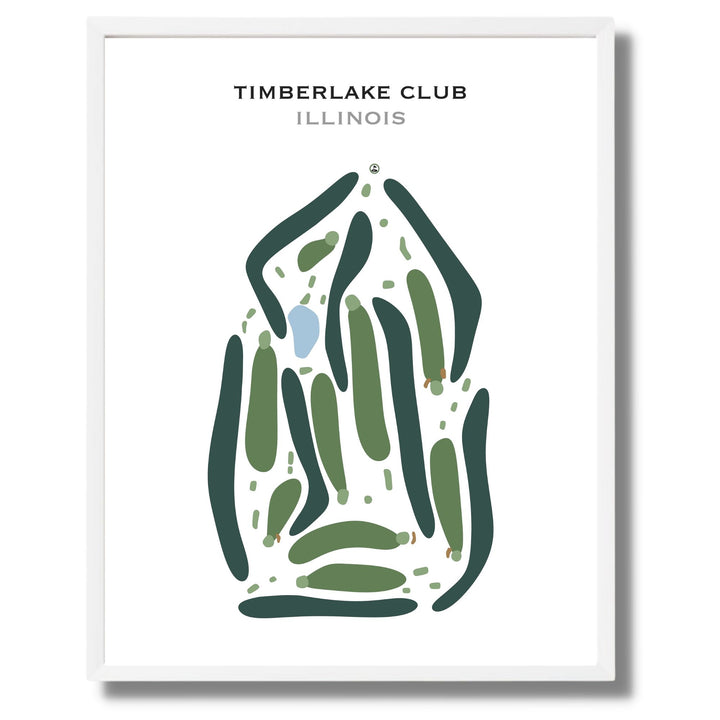 Timberlake Country Club, Illinois - Printed Golf Courses