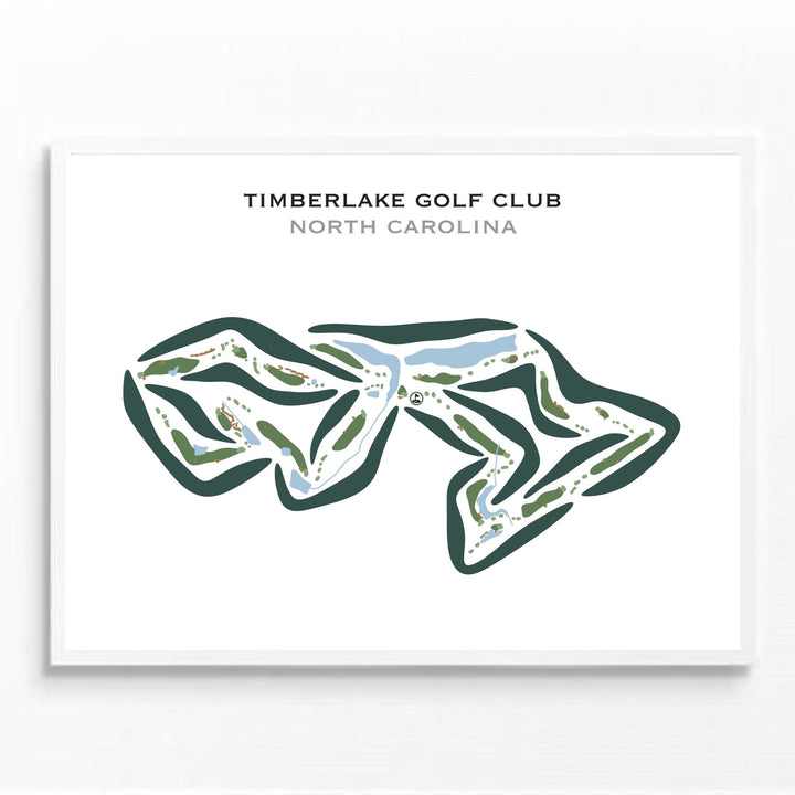 Timberlake Golf Club, North Carolina - Printed Golf Courses