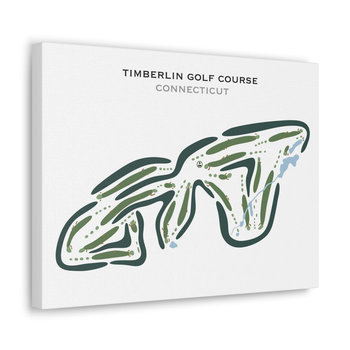 Timberlin Golf Course, Connecticut - Printed Golf Courses