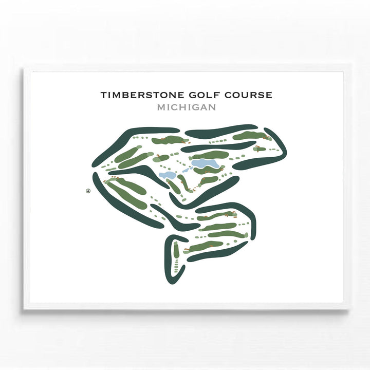 Timberstone Golf Course, Michigan - Printed Golf Courses