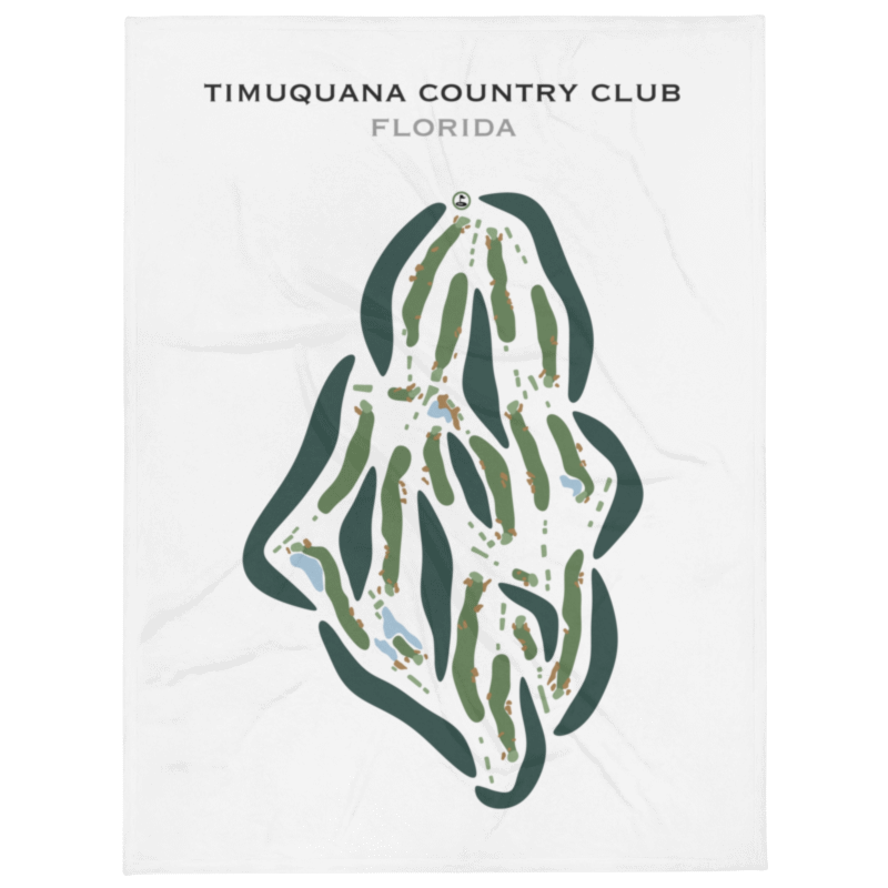Timuquana Country Club, Florida - Printed Golf Courses