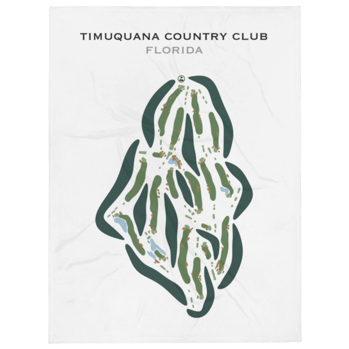 Timuquana Country Club, Florida - Printed Golf Courses