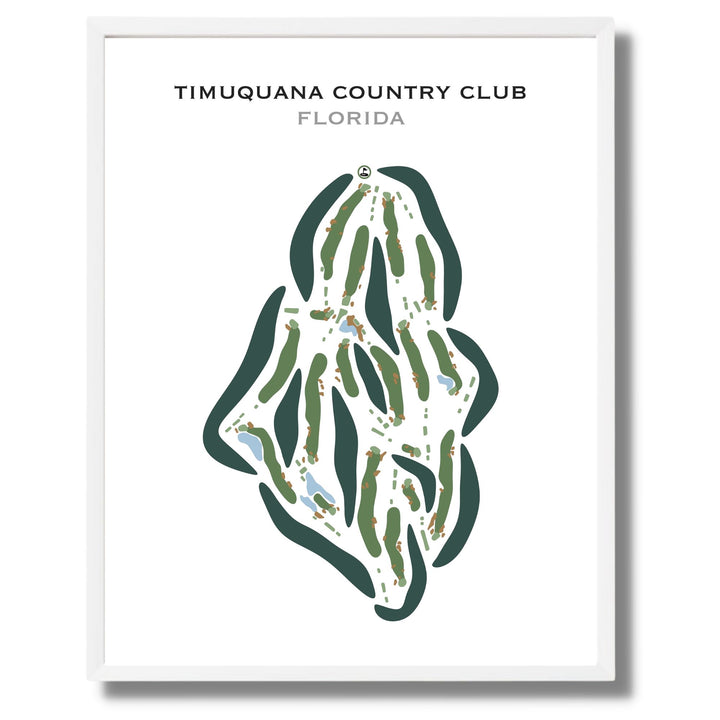 Timuquana Country Club, Florida - Printed Golf Courses