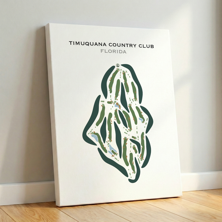 Timuquana Country Club, Florida - Printed Golf Courses