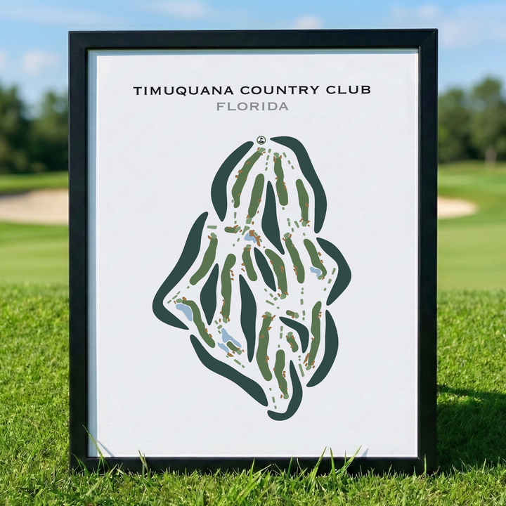 Timuquana Country Club, Florida - Printed Golf Courses