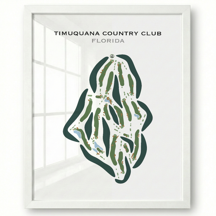 Timuquana Country Club, Florida - Printed Golf Courses