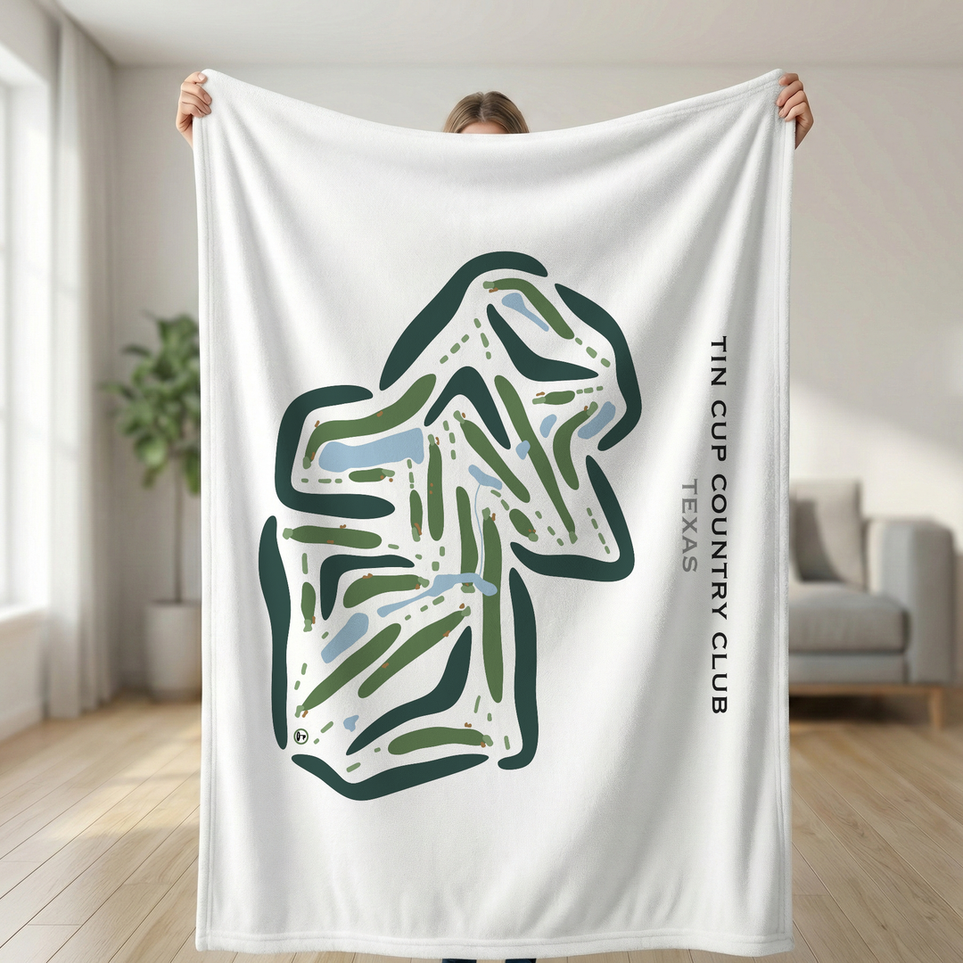 Tin Cup Country Club, Texas - Printed Golf Courses