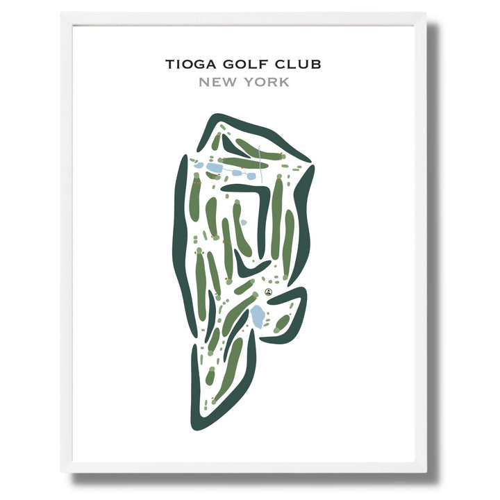 Tioga Golf Club, New York - Printed Golf Courses