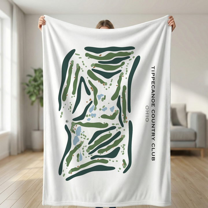 Tippecanoe Country Club, Ohio - Printed Golf Course