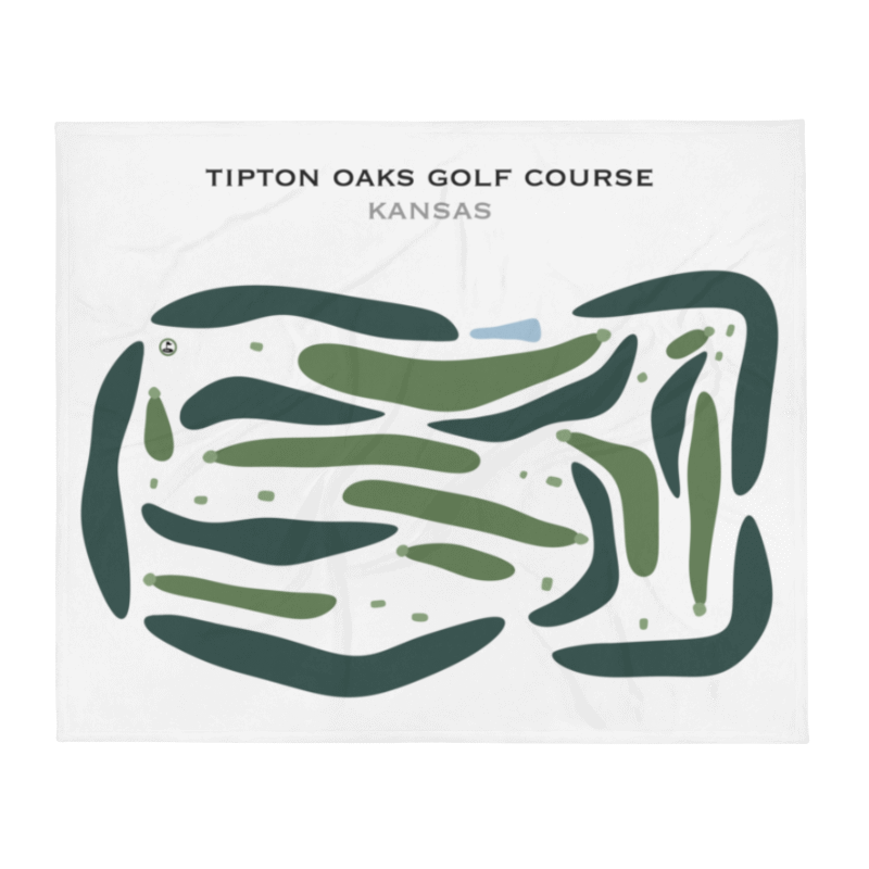 Tipton Oaks Golf Course, Kansas - Printed Golf Courses