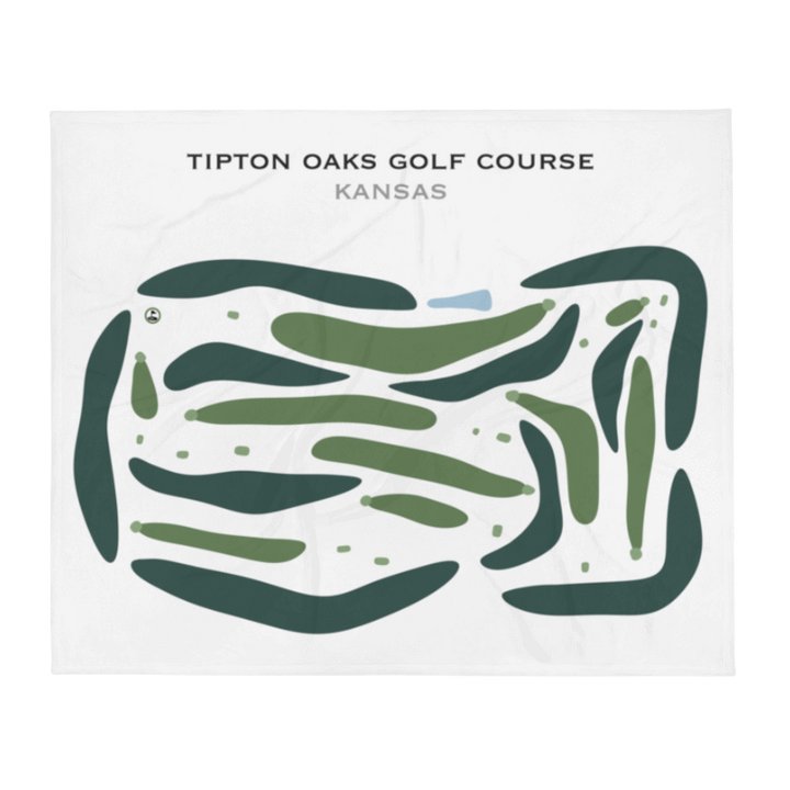 Tipton Oaks Golf Course, Kansas - Printed Golf Courses