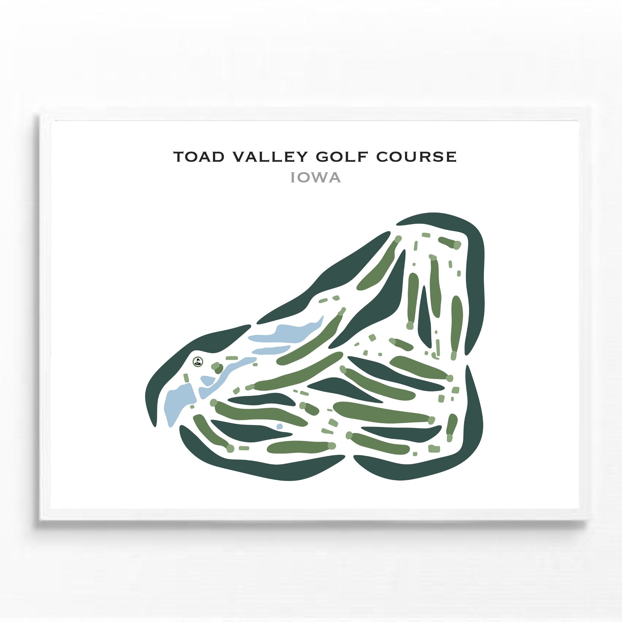Buy the best printed golf course Toad Valley Golf Course, Iowa
