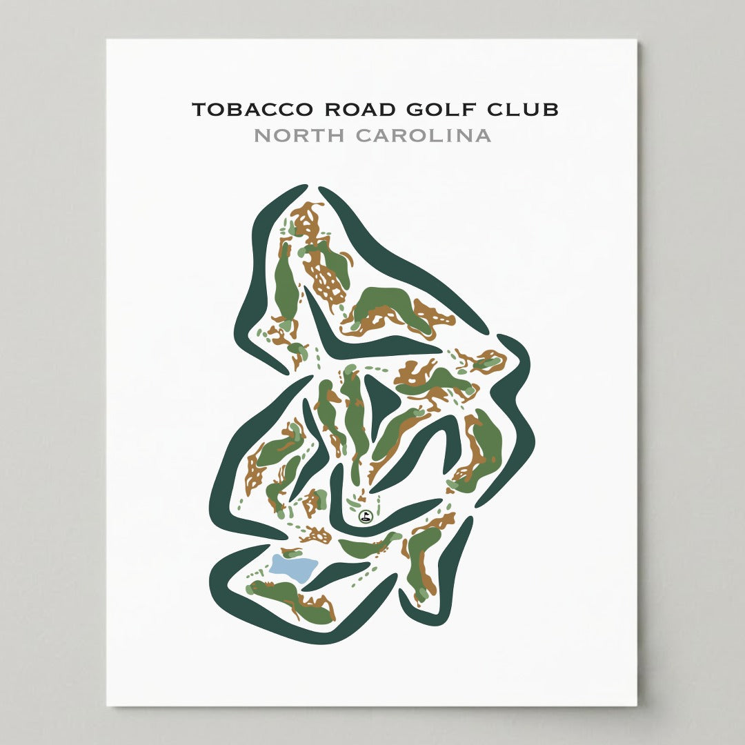 Tobacco Road Golf Club, North Carolina - Printed Golf Courses