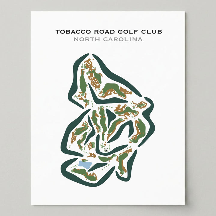 Tobacco Road Golf Club, North Carolina - Printed Golf Courses