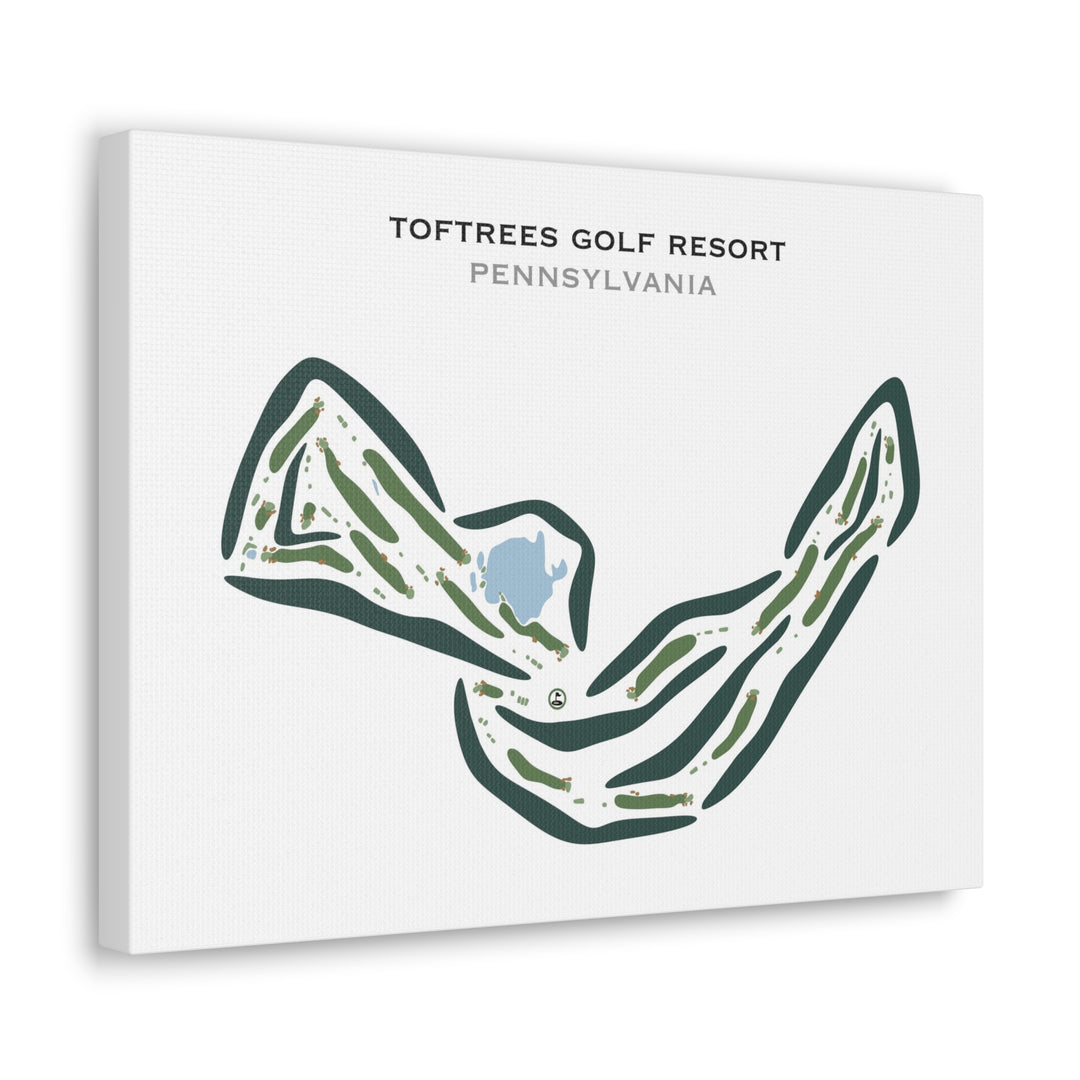 Toftrees Golf Resort, Pennsylvania - Printed Golf Courses