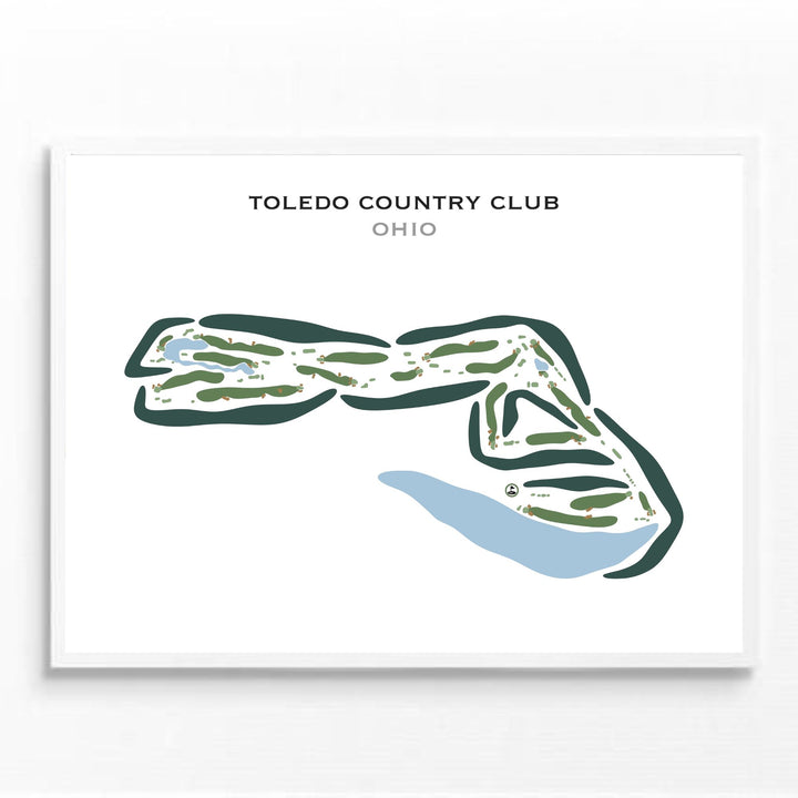 Toledo Country Club, Ohio - Printed Golf Courses