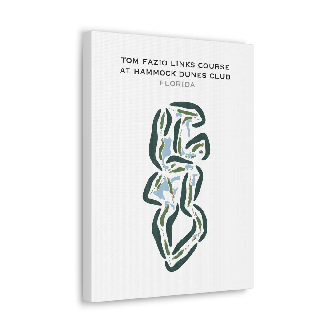 Tom Fazio Links Course at Hammock Dunes Club, Florida - Printed Golf Courses