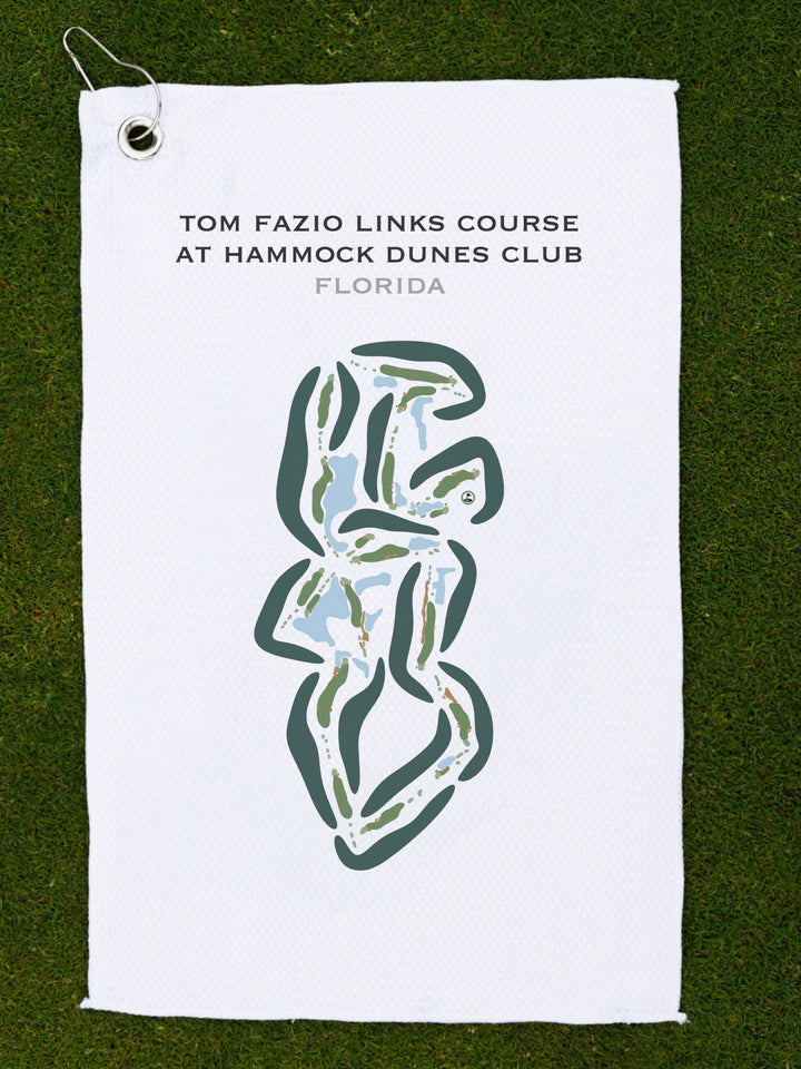 Tom Fazio Links Course at Hammock Dunes Club, Florida - Printed Golf Courses
