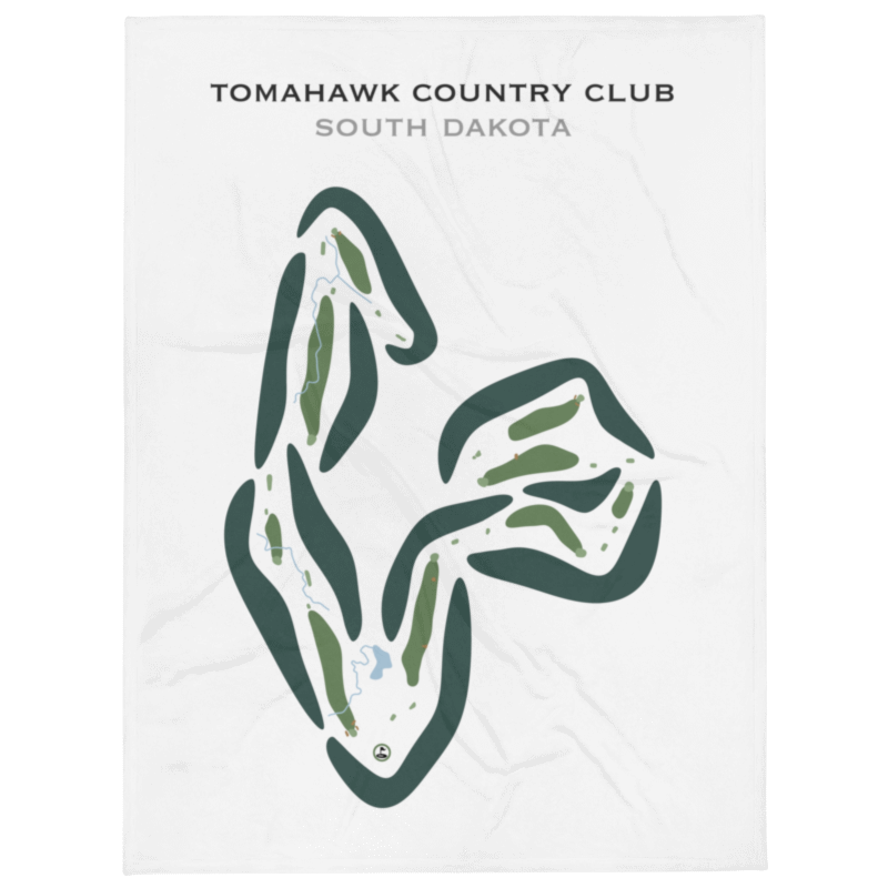 Tomahawk Country Club, South Dakota - Printed Golf Courses