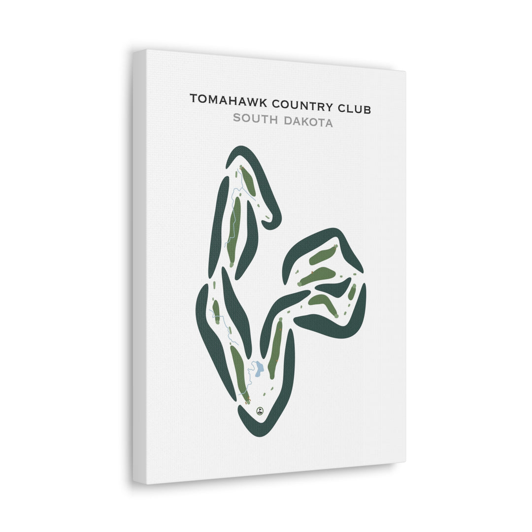 Tomahawk Country Club, South Dakota - Printed Golf Courses