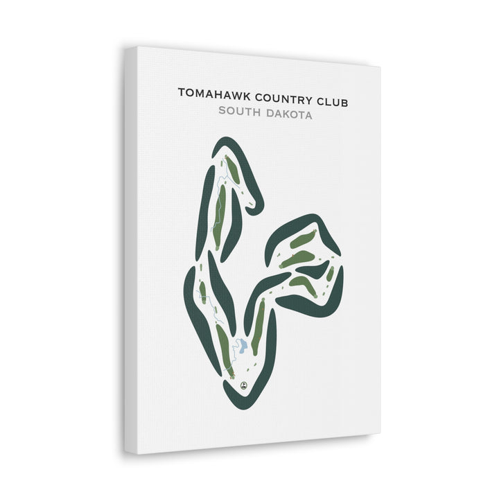Tomahawk Country Club, South Dakota - Printed Golf Courses