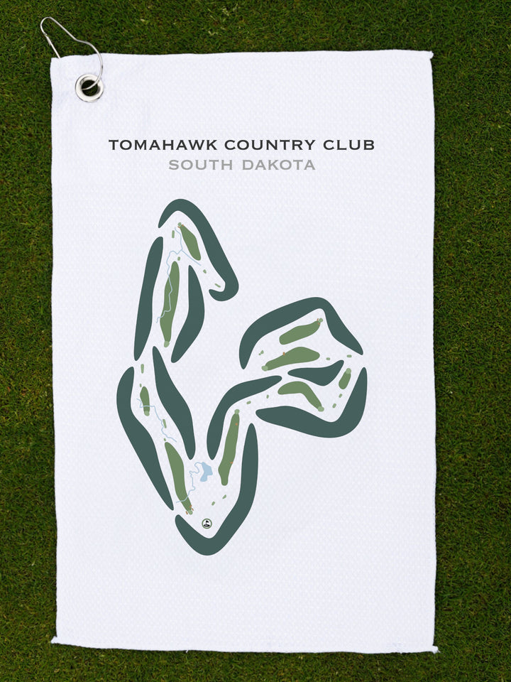 Tomahawk Country Club, South Dakota - Printed Golf Courses