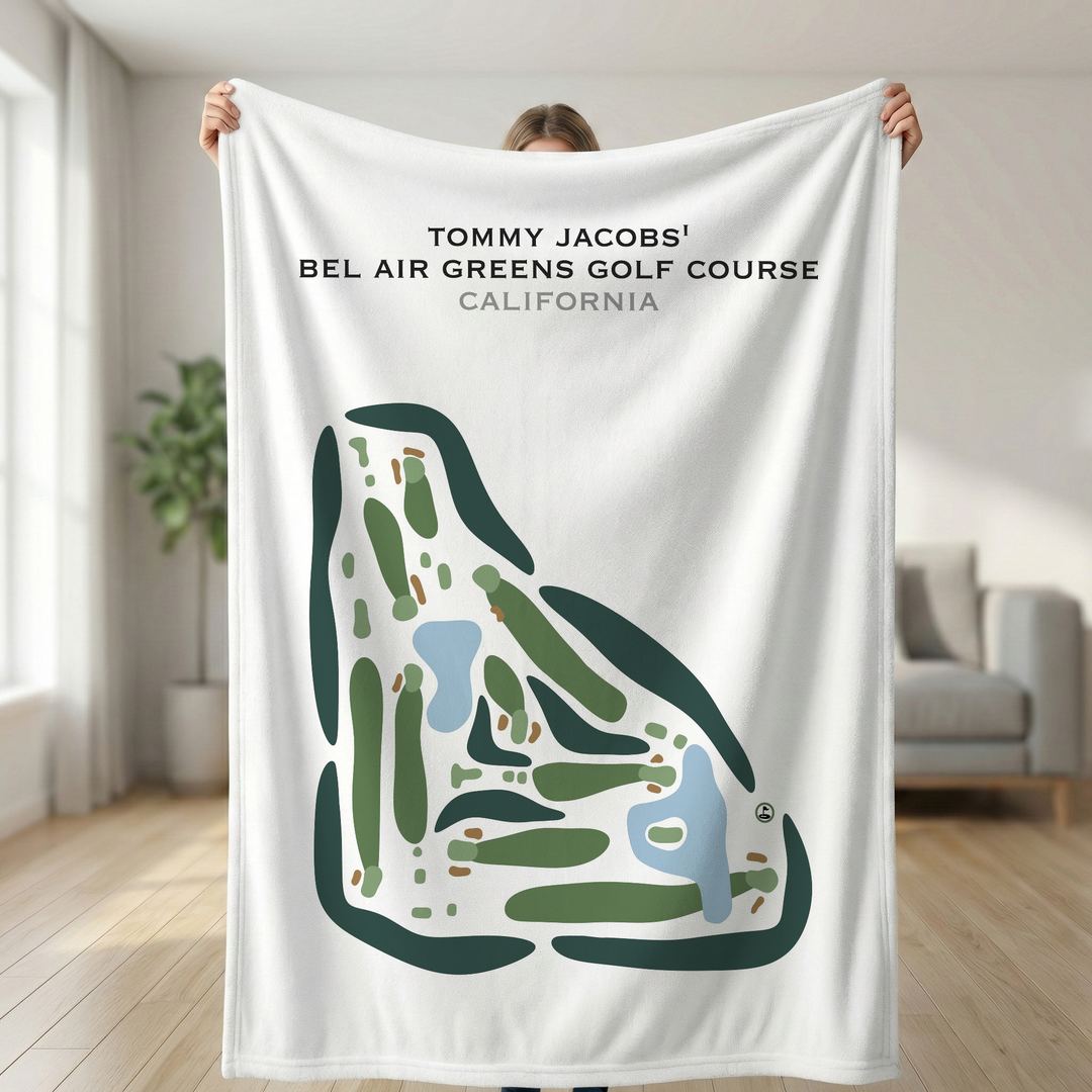 Tommy Jacobs' Bel Air Greens Golf Course, California - Printed Golf Courses